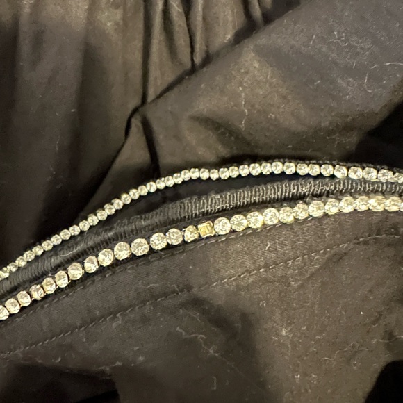 RHODE RESORT HEIDI Midi Black Dress with crystals size 2 - Picture 10 of 11